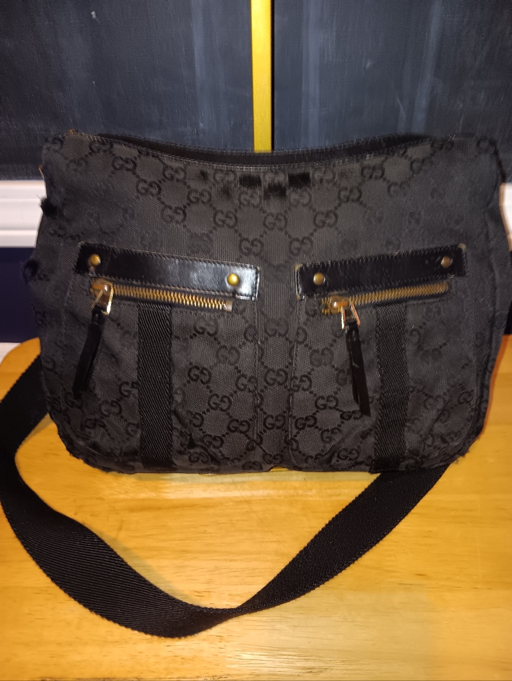 Gucci GG Vintage Monogram Shoulder Bag